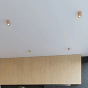Applique murale cylindre en bois naturel scandinave — vue 4