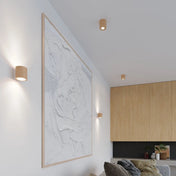Applique murale cylindre en bois naturel scandinave — vue 6
