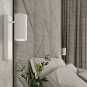 Applique murale cylindre en métal blanc GU10 4000K — vue 6