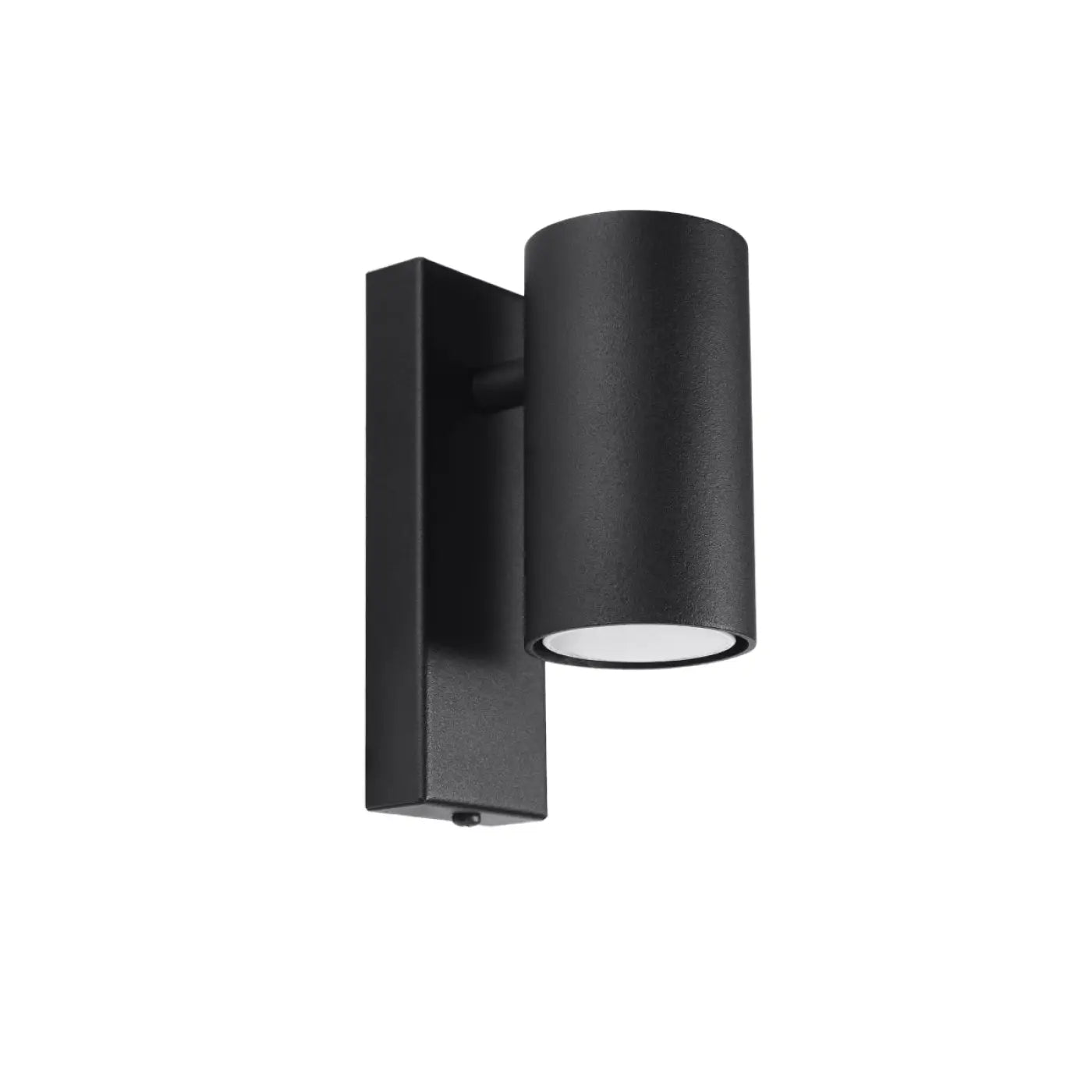 Applique murale cylindrique en métal noir GU10 4000K — vue 3