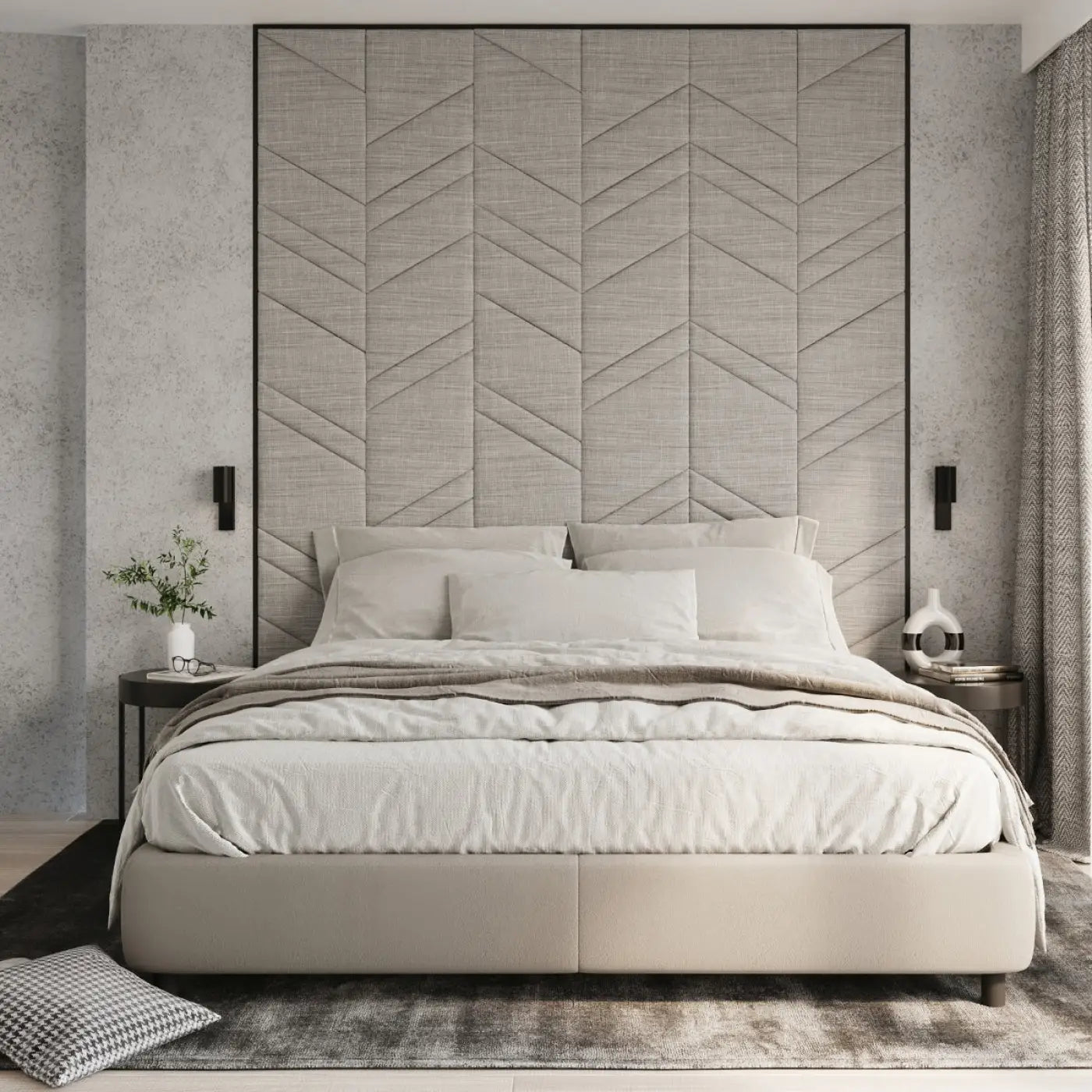 Applique murale cylindrique en métal noir GU10 4000K — vue 4