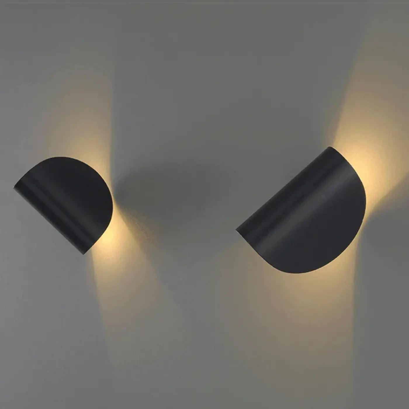 Applique murale design en métal disque courbé LED G9 — vue 4