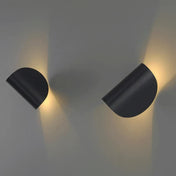 Applique murale design en métal disque courbé LED G9 — vue 4