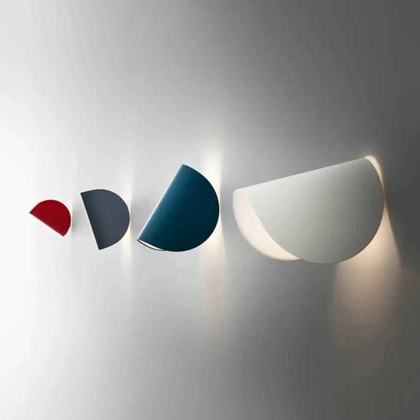 Applique murale design en métal disque courbé LED G9 — vue 7