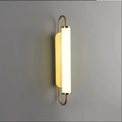 Applique murale dorée tube LED pour tête de lit — vue 3