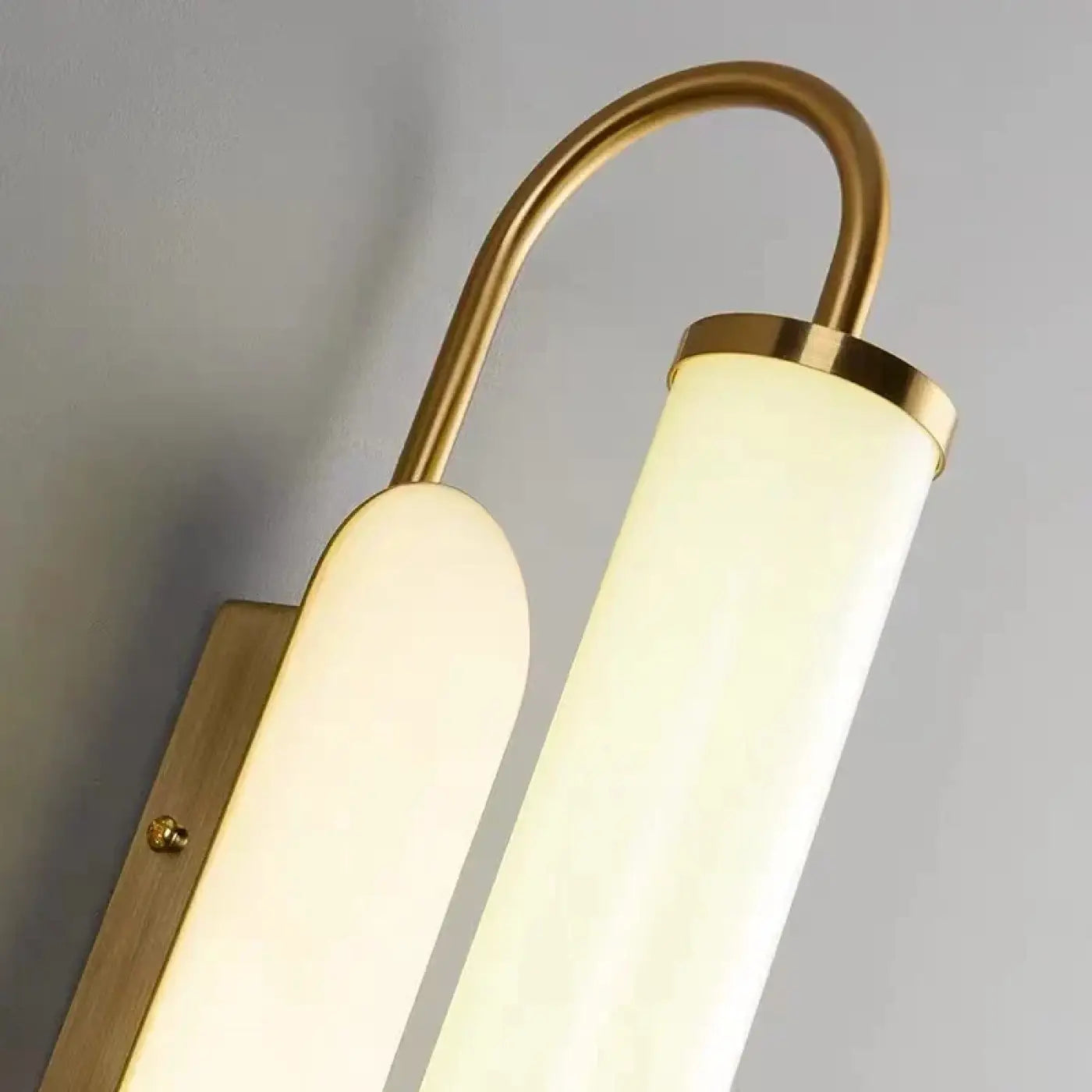 Applique murale dorée tube LED pour tête de lit — vue 4