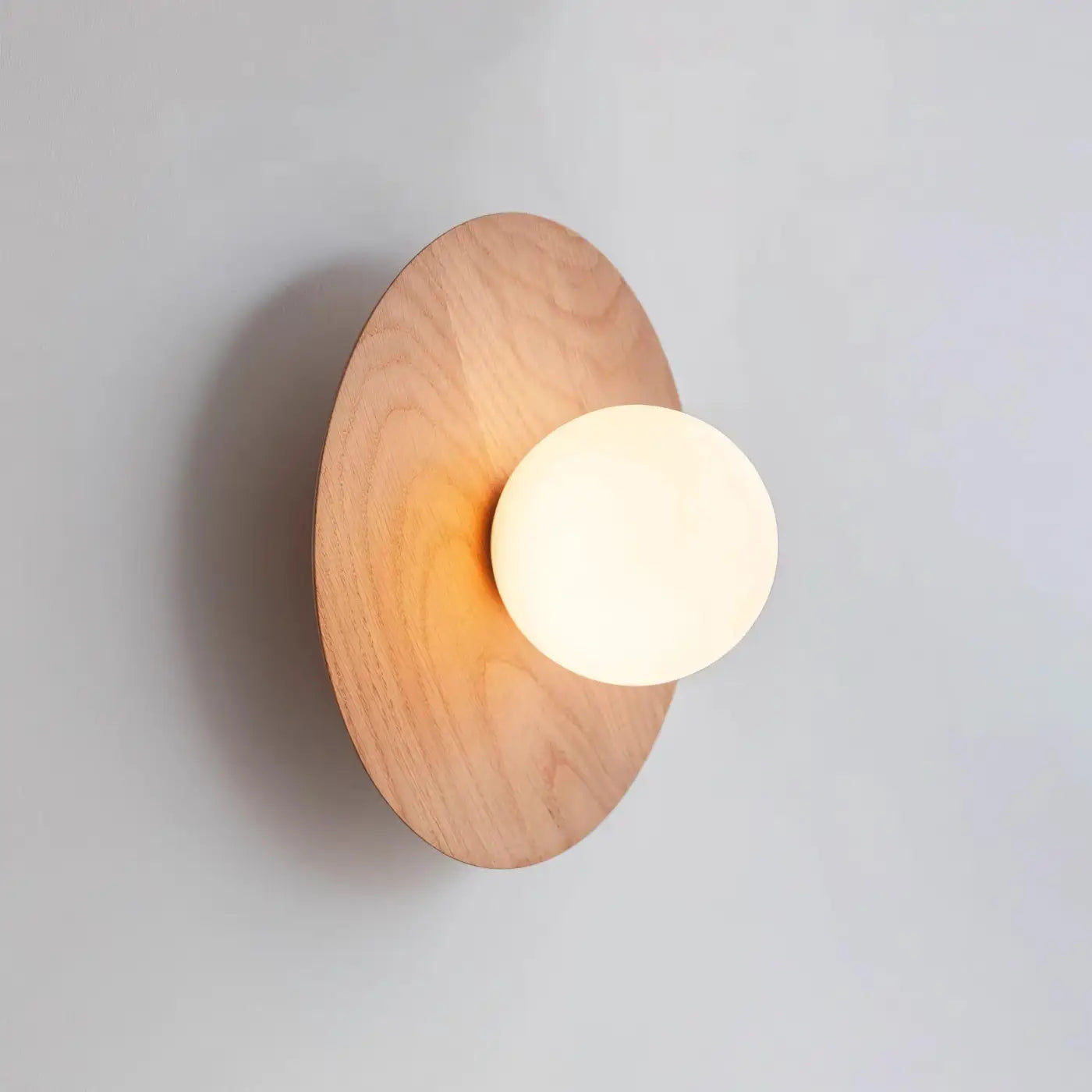 Applique murale effet bois en aluminium style scandinave — vue 2