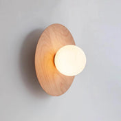 Applique murale effet bois en aluminium style scandinave — vue 2