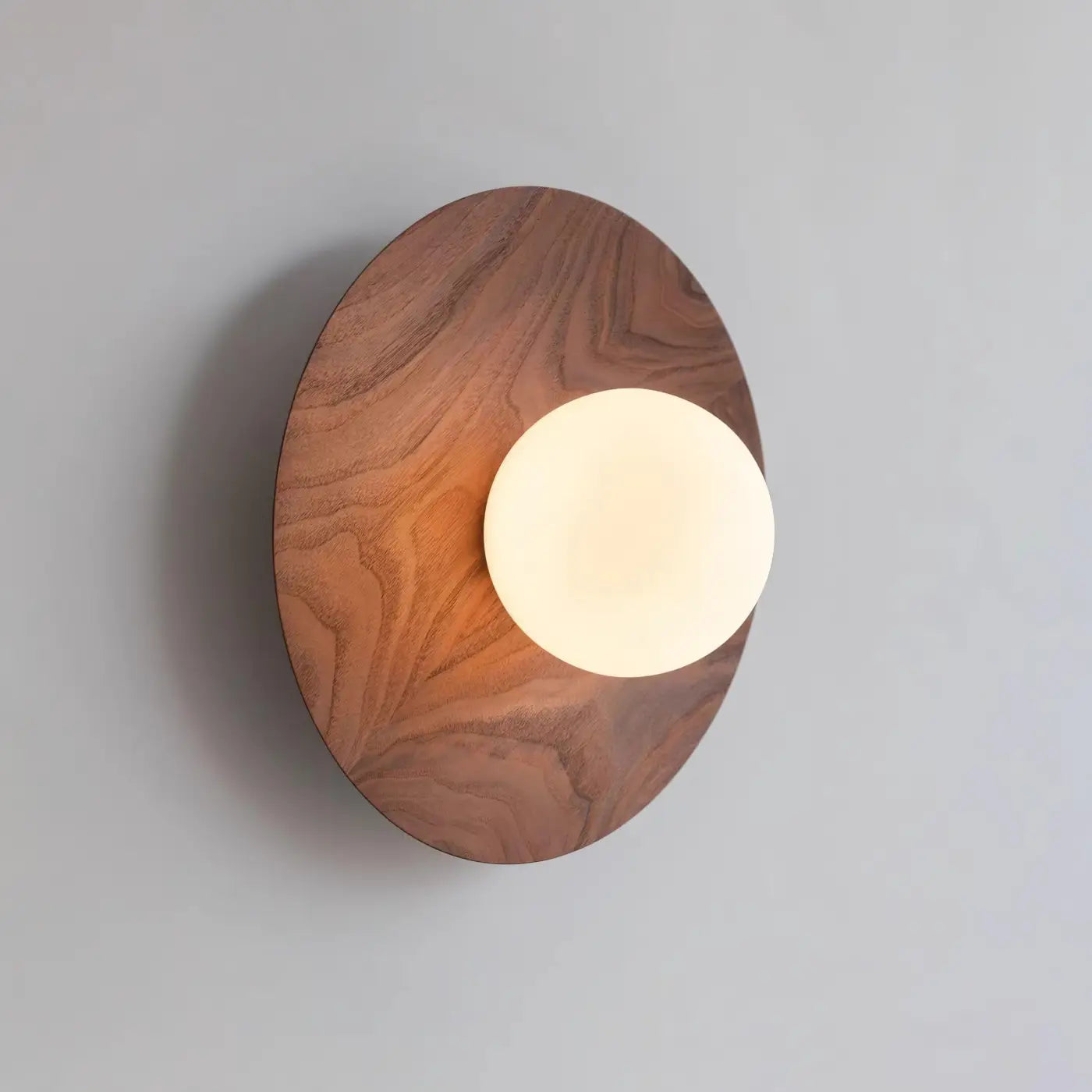 Applique murale effet bois en aluminium style scandinave — vue 3