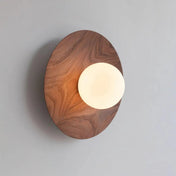Applique murale effet bois en aluminium style scandinave — vue 3