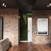 Applique murale en acier noir et verre culot E27 — vue 5