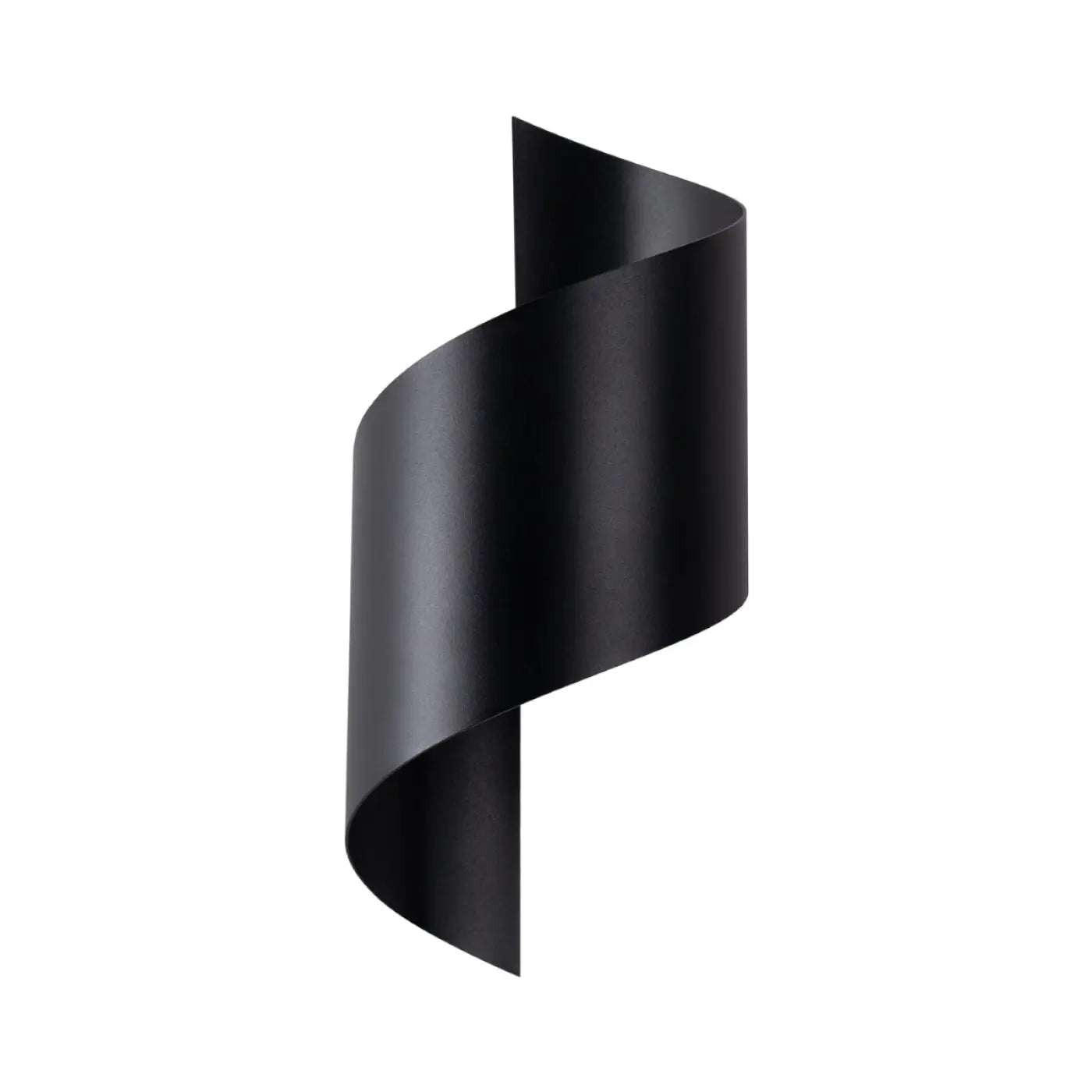 Applique murale en acier noir forme spirale moderne — vue 5