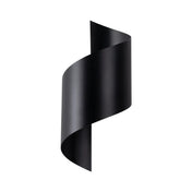 Applique murale en acier noir forme spirale moderne — vue 5
