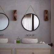 Applique murale en bambou et bois LED blanc chaud — vue 5