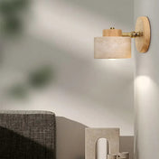 Applique murale en bois et pierre beige, style scandinave — vue 3