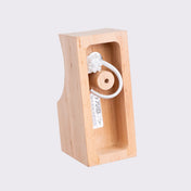 Applique murale en bois naturel avec globe LED design — vue 9