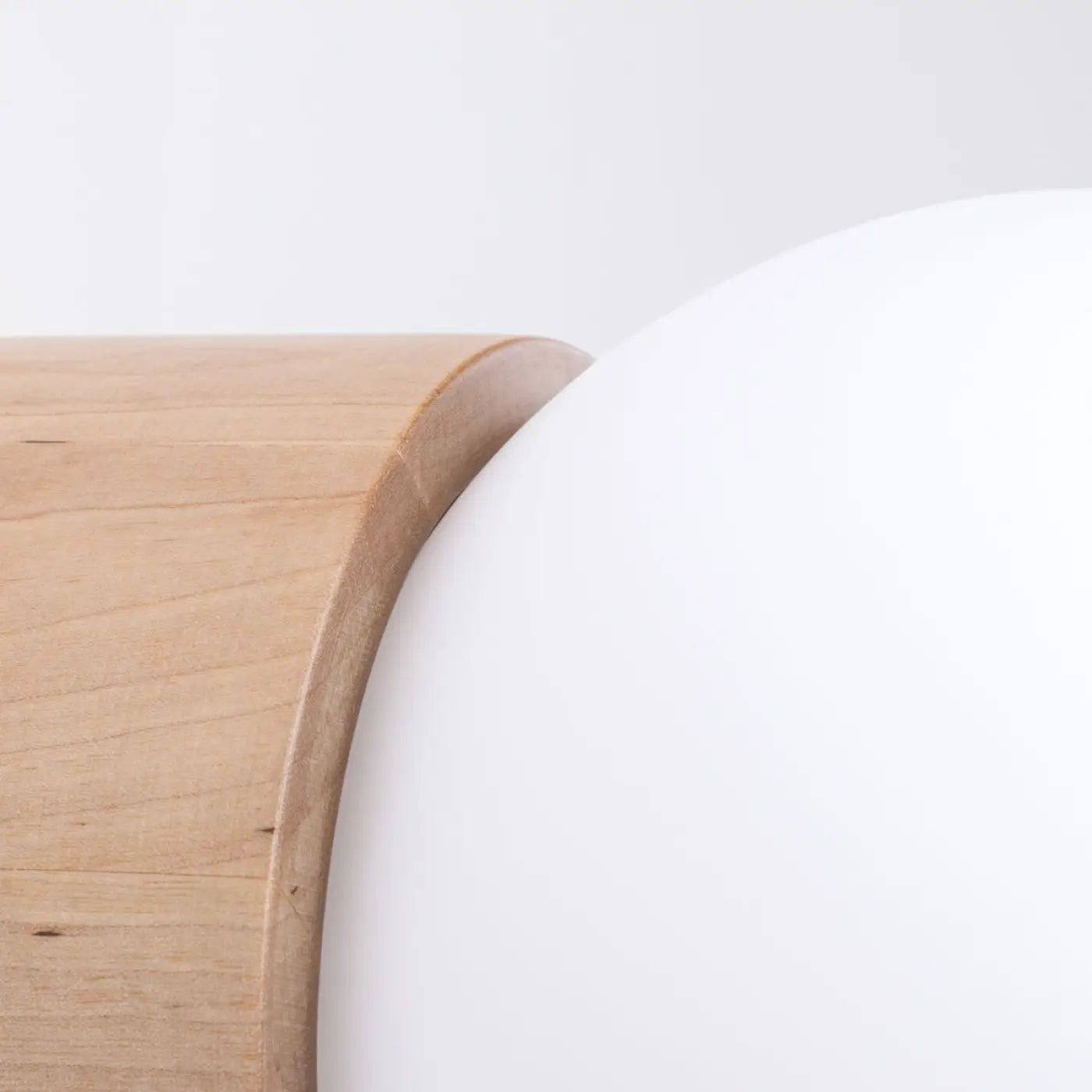 Applique murale en bois naturel et verre design moderne — vue 4