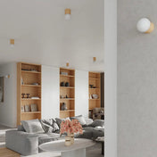 Applique murale en bois naturel et verre design moderne — vue 7