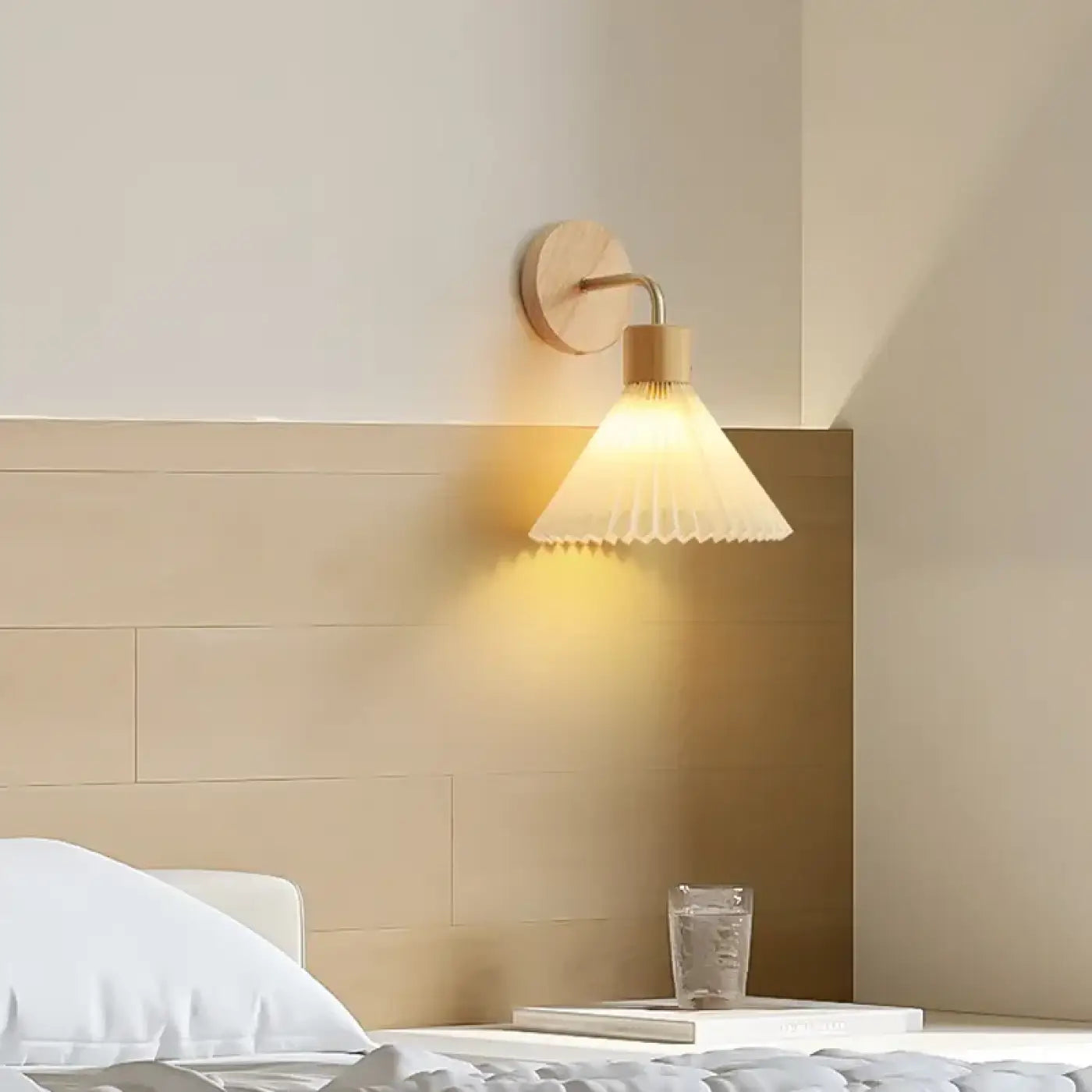 Applique murale en bois naturel style scandinave — vue 2