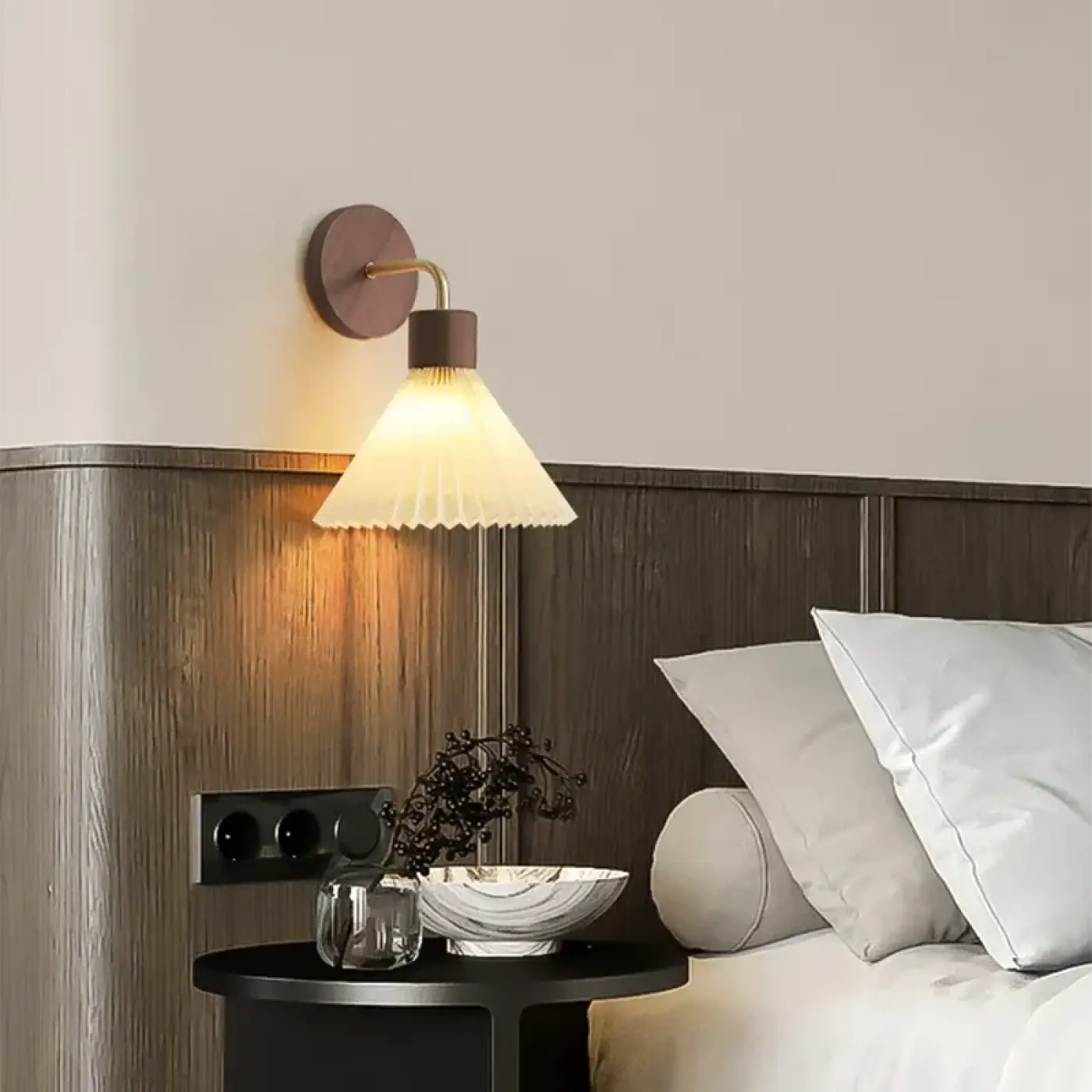 Applique murale en bois naturel style scandinave — vue 4