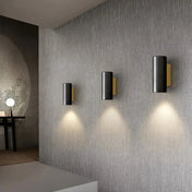 Applique murale en marbre vert et aluminium minimaliste — vue 1
