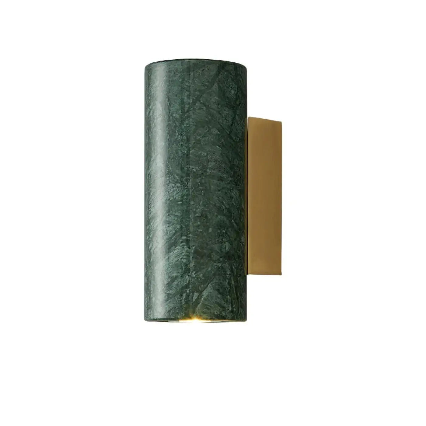 Applique murale en marbre vert et aluminium minimaliste — vue 2