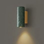 Applique murale en marbre vert et aluminium minimaliste — vue 3