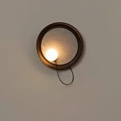 Applique murale en métal et verre blanc, noir ou orange — vue 4
