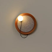 Applique murale en métal et verre blanc, noir ou orange — vue 5
