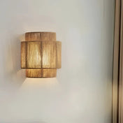 Applique murale en rotin beige au style scandinave — vue 2