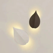 Applique murale feuille en aluminium noir ou blanc 10W — vue 2