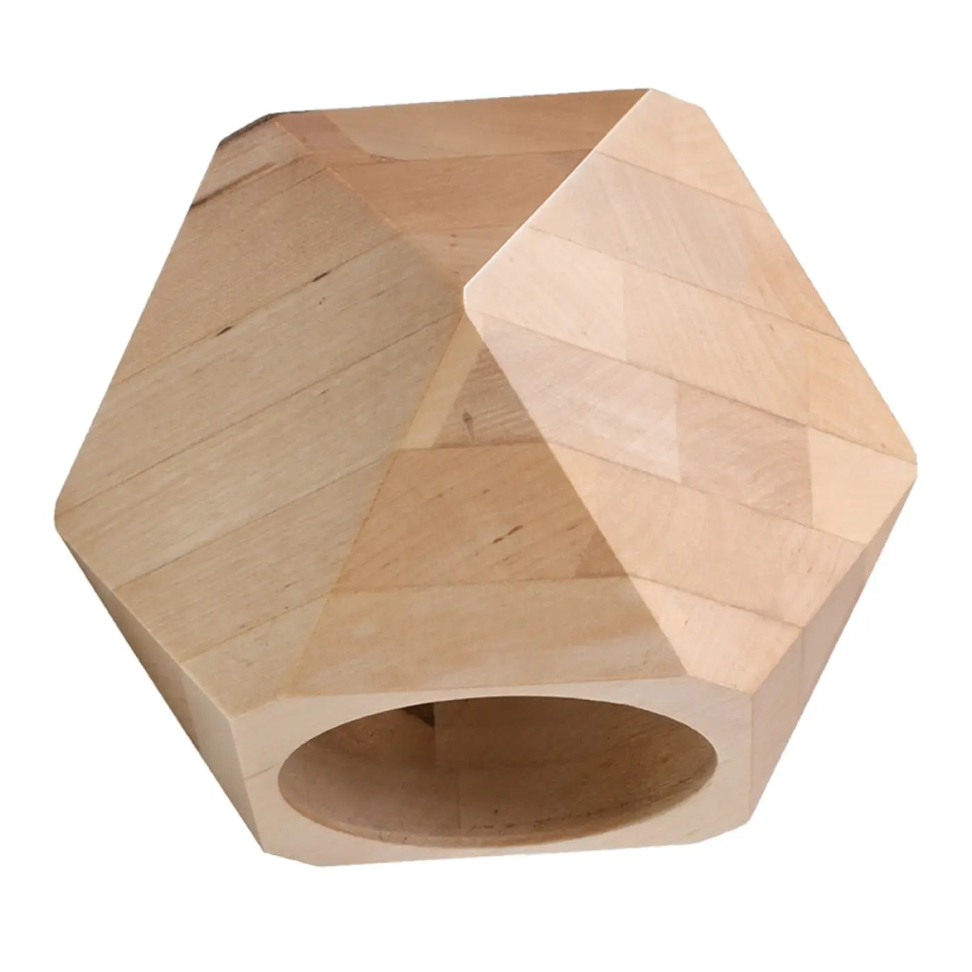 Applique murale géométrique en bois naturel scandinave — vue 3