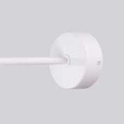 Applique murale globe en verre blanc acier minimaliste — vue 5