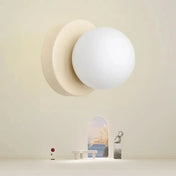 Applique murale globe en verre et métal coloré IP65 — vue 3