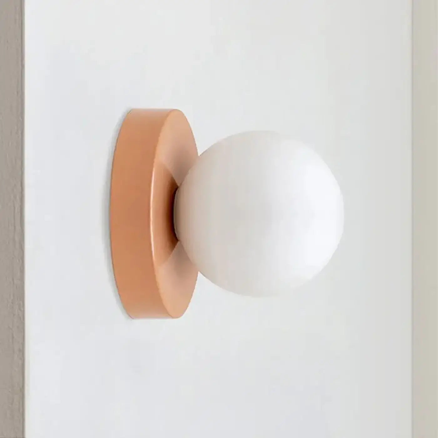Applique murale globe en verre et métal coloré IP65 — vue 4