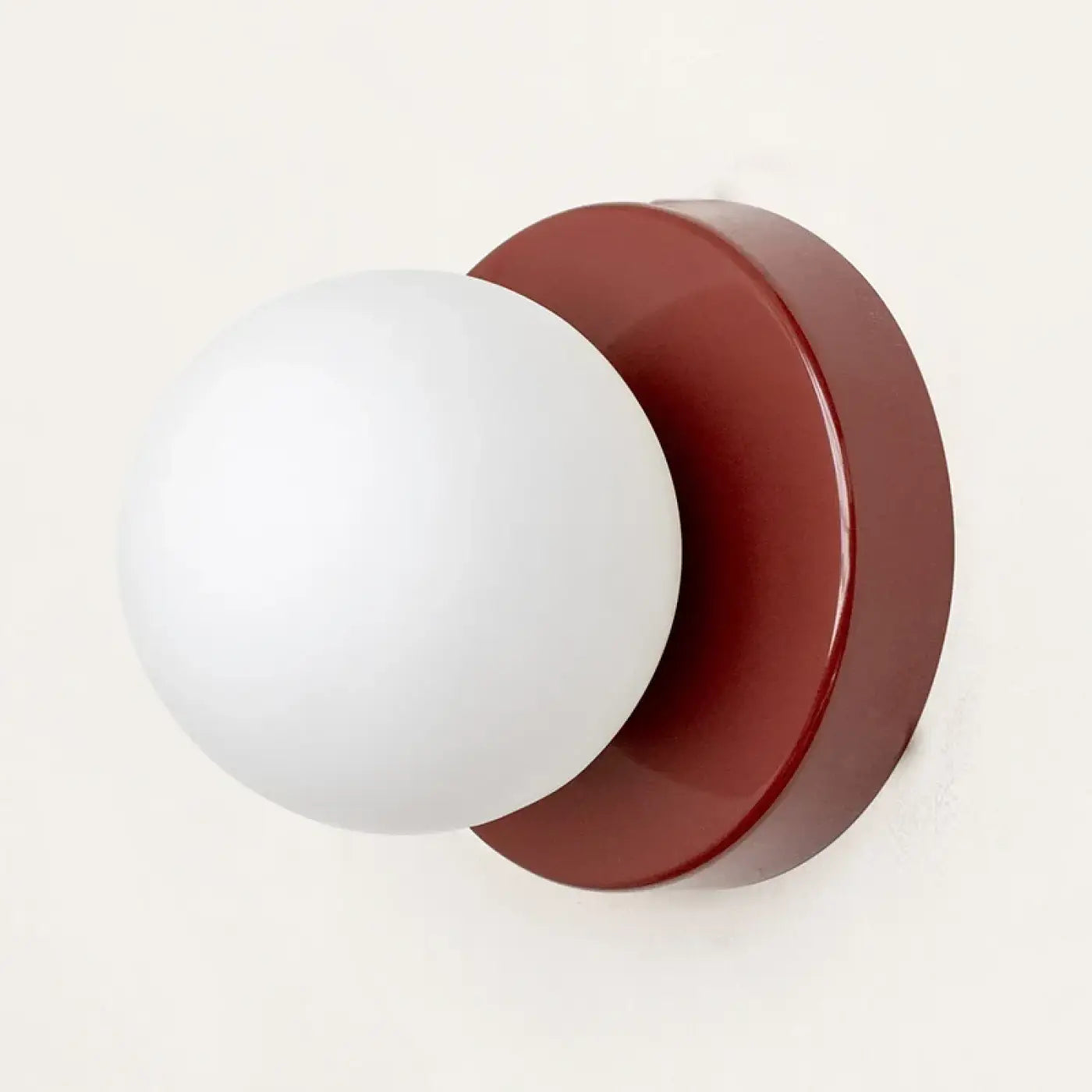 Applique murale globe en verre et métal coloré IP65 — vue 5