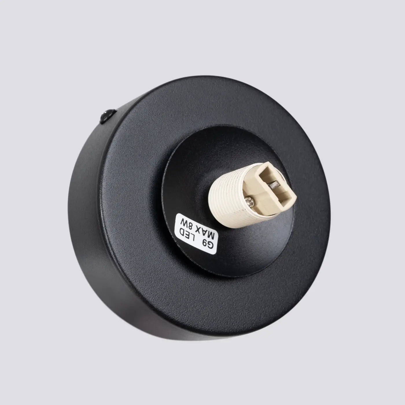 Applique murale globe en verre noir acier LED moderne — vue 4