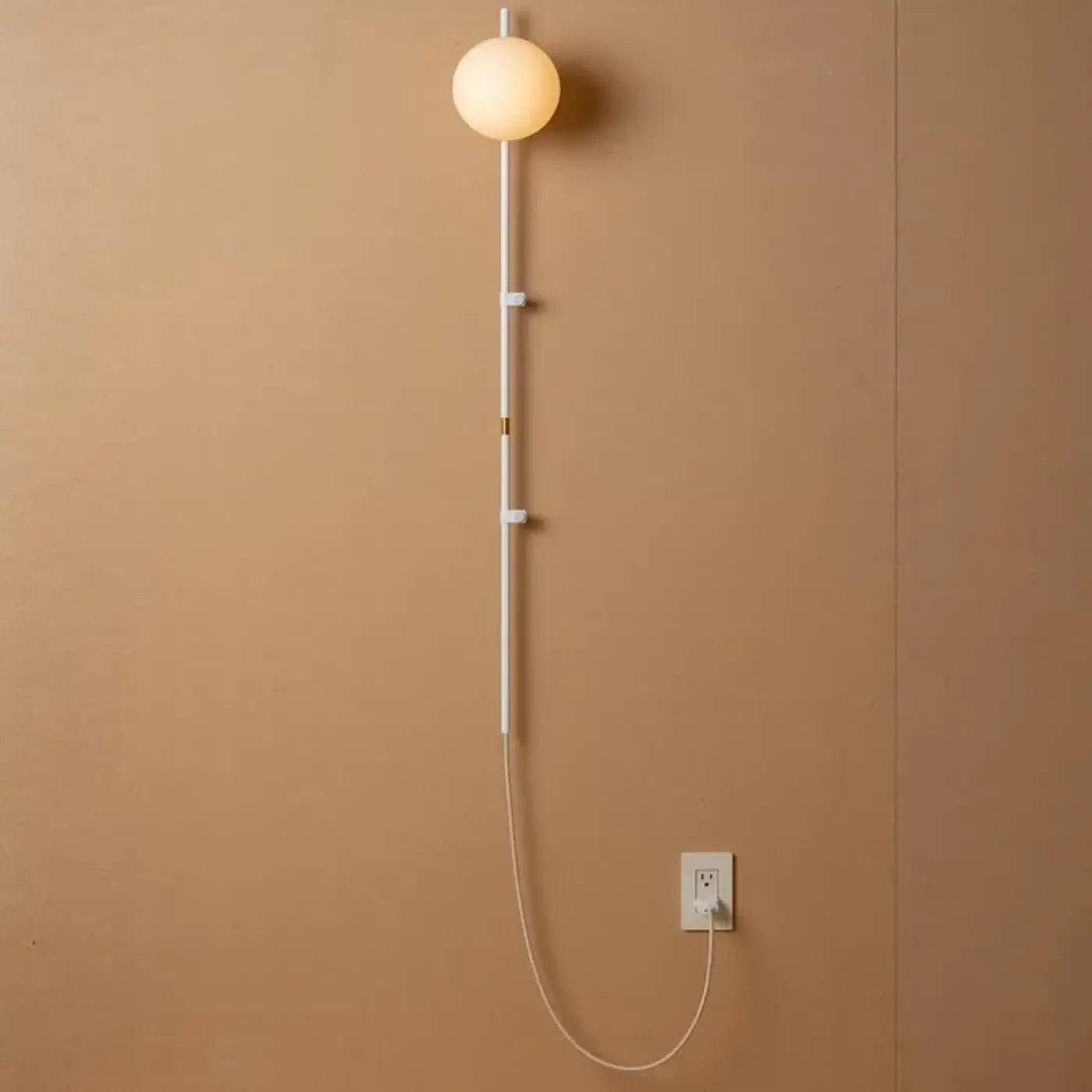 Applique murale globe en verre tige métal IP65 — vue 8