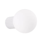 Applique murale globe opalin blanc aluminium et acrylique — vue 8