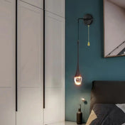Applique murale goutte de verre dorée pour tête de lit — vue 5