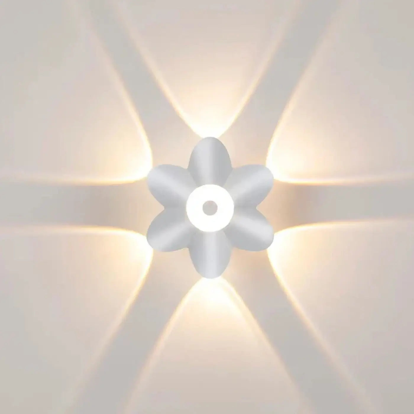 Applique murale LED 4 lumières en aluminium et verre noir — vue 7