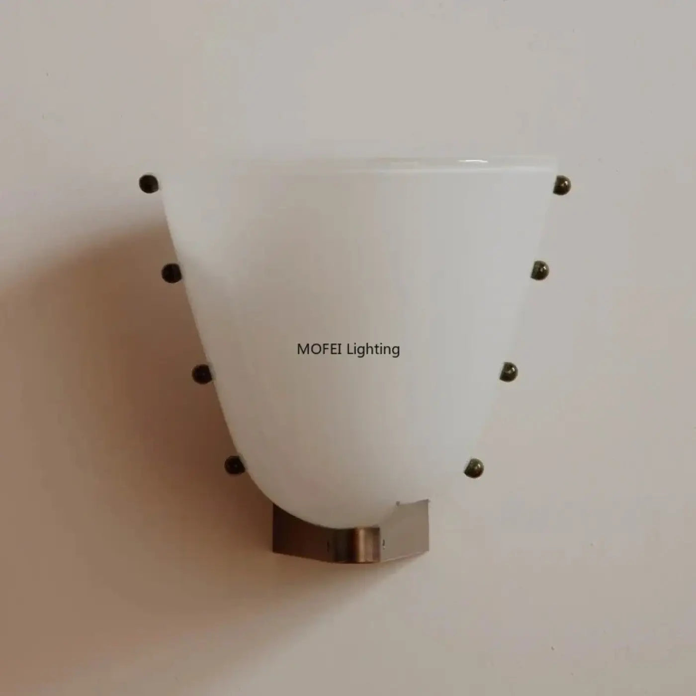 Applique murale LED abat-jour en verre coloré scandinave — vue 2