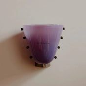 Applique murale LED abat-jour en verre coloré scandinave — vue 3