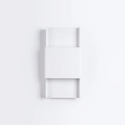 Applique murale LED acier blanc Art Déco 2 lumières — vue 4