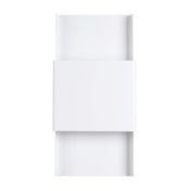 Applique murale LED acier blanc Art Déco 2 lumières — vue 5