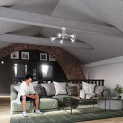 Applique murale LED acier blanc cage ajourée E14 — vue 6
