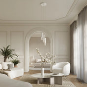 Applique murale LED acier blanc GU10 design cylindrique — vue 10