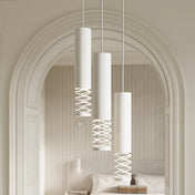 Applique murale LED acier blanc GU10 design cylindrique — vue 12