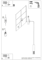 Applique murale LED acier blanc GU10 design cylindrique — vue 14