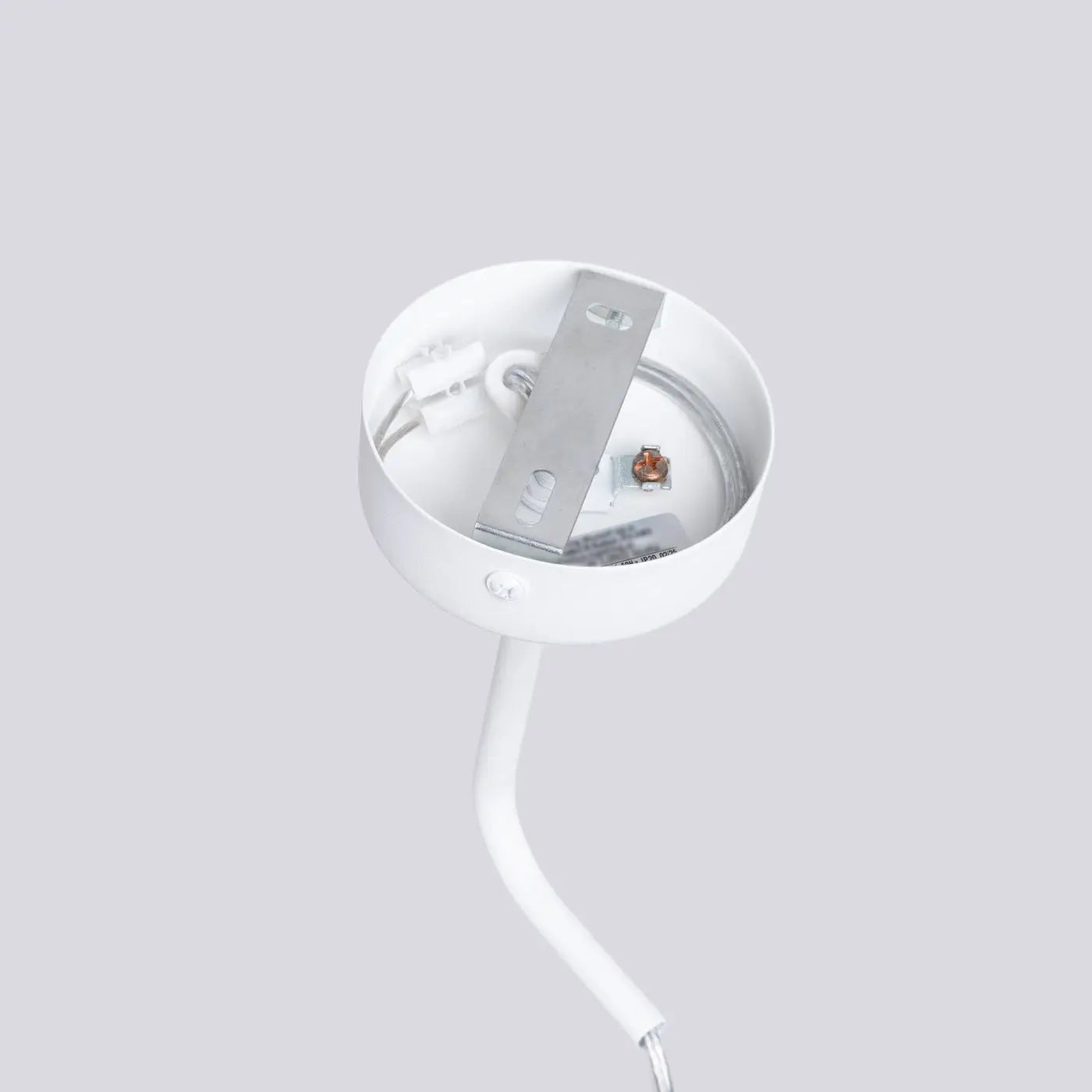 Applique murale LED acier blanc GU10 design cylindrique — vue 3